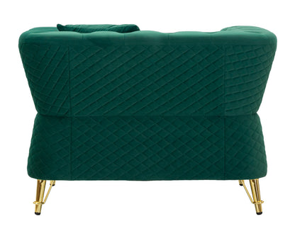 Fauteuil Emy Green With Cushion 104×83×76 cm