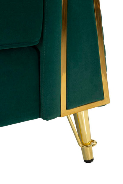 Fauteuil Emy Green With Cushion 104×83×76 cm