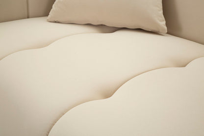 Bank Alma Cream With Cushions 155×81×71 cm