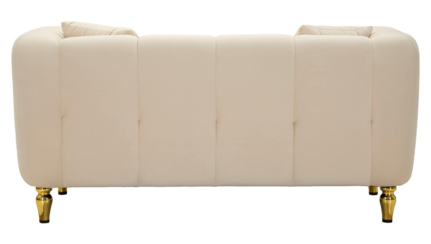Bank Alma Cream With Cushions 155×81×71 cm