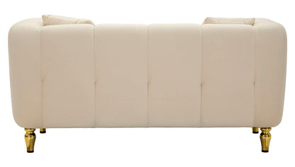 Bank Alma Cream With Cushions 155×81×71 cm