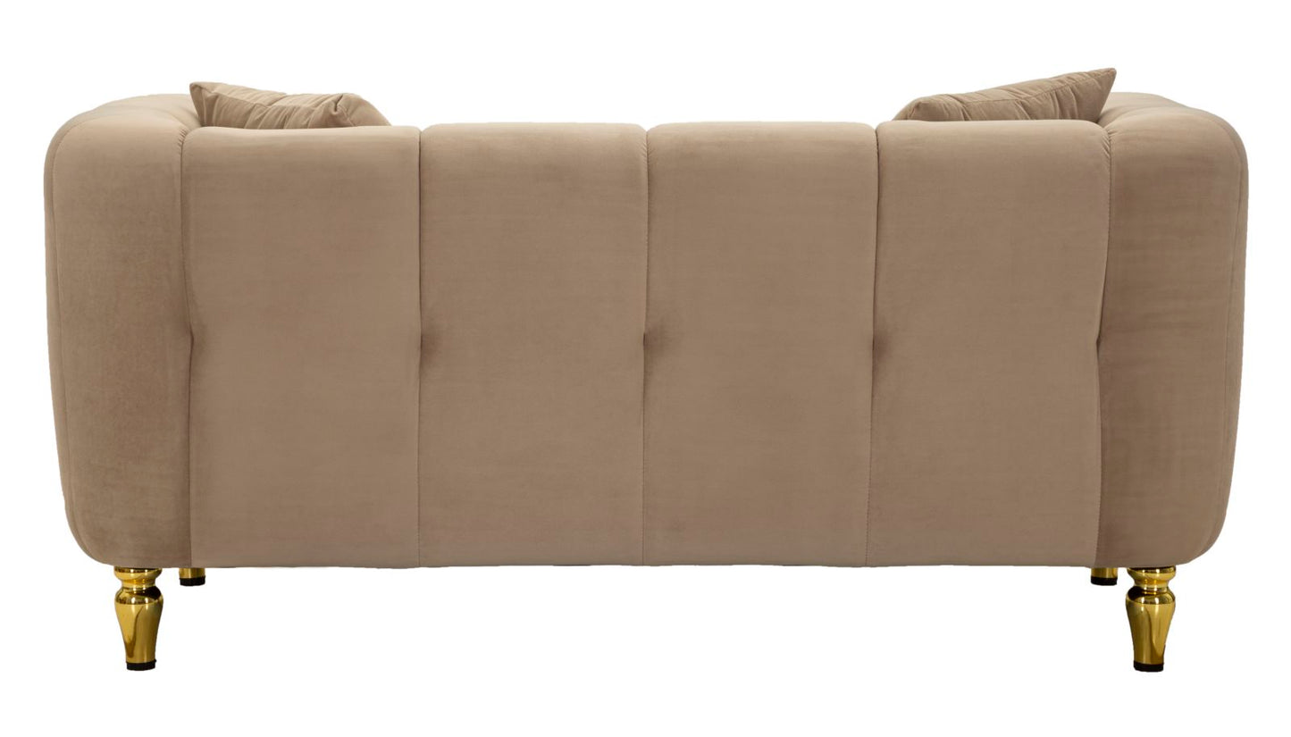Bank Alma Grey With Cushions 155×81×71 cm