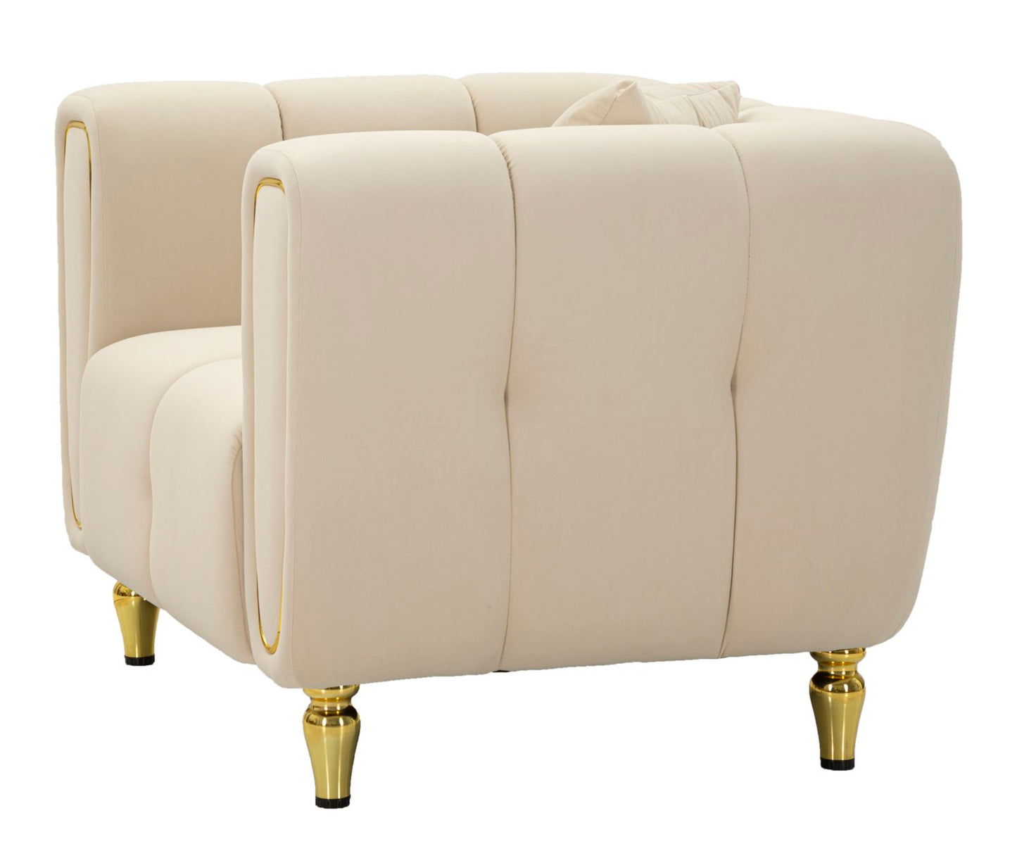 Fauteuil Alma Cream With Cushion 97×81×71 cm