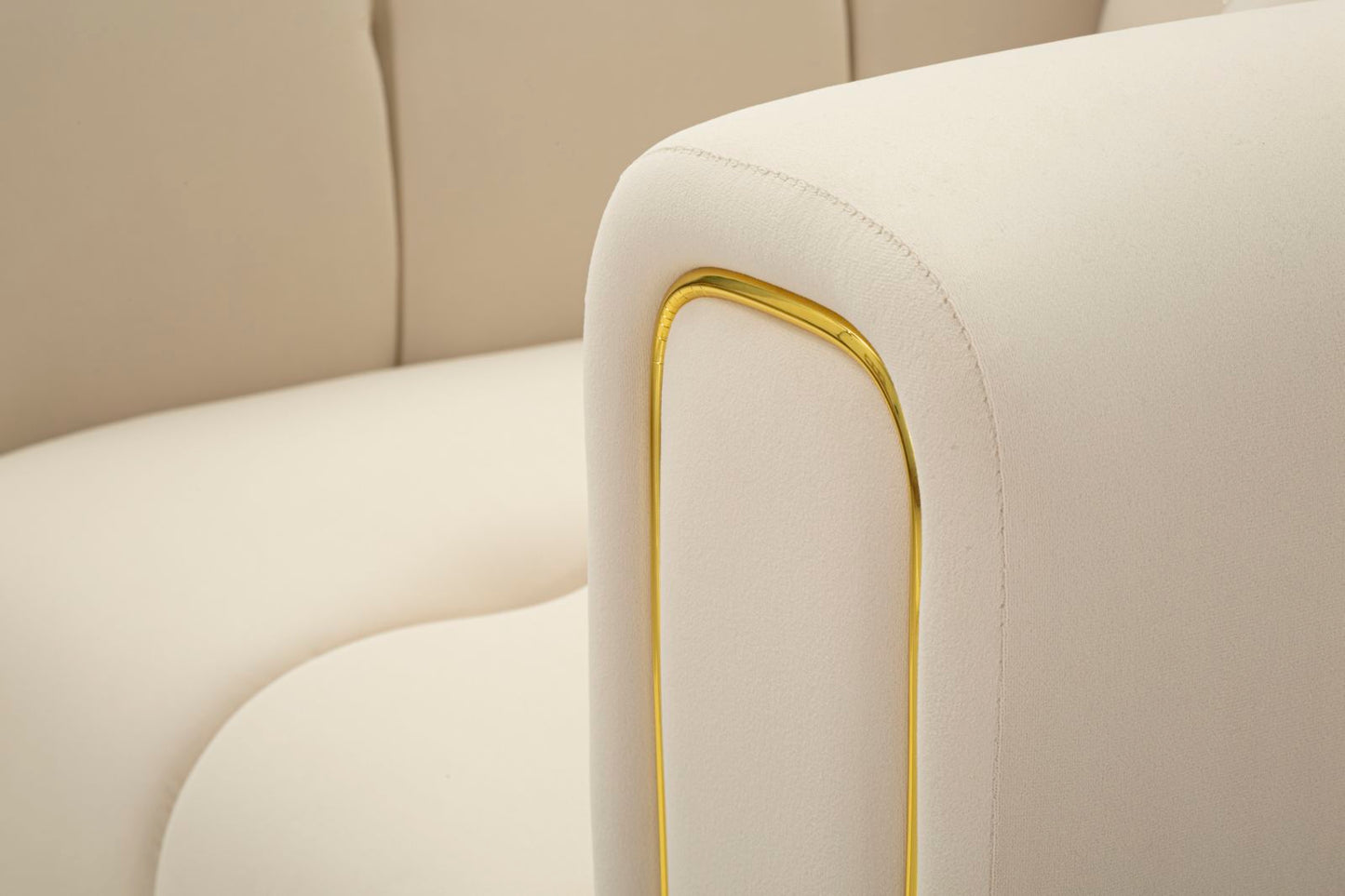 Fauteuil Alma Cream With Cushion 97×81×71 cm