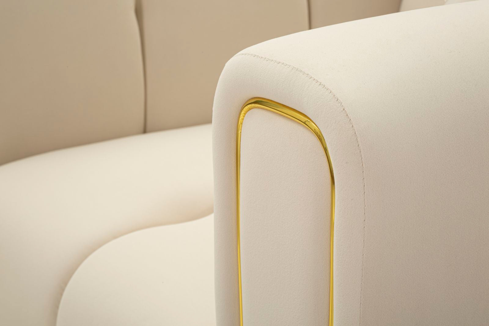 Fauteuil Alma Cream With Cushion 97×81×71 cm
