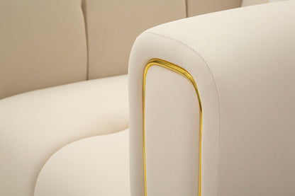 Fauteuil Alma Cream With Cushion 97×81×71 cm