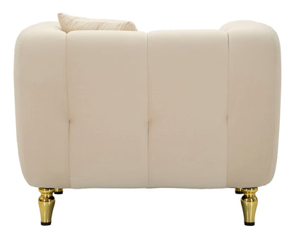 Fauteuil Alma Cream With Cushion 97×81×71 cm