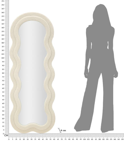 Spiegel Teddy Cream 60×4×160 cm