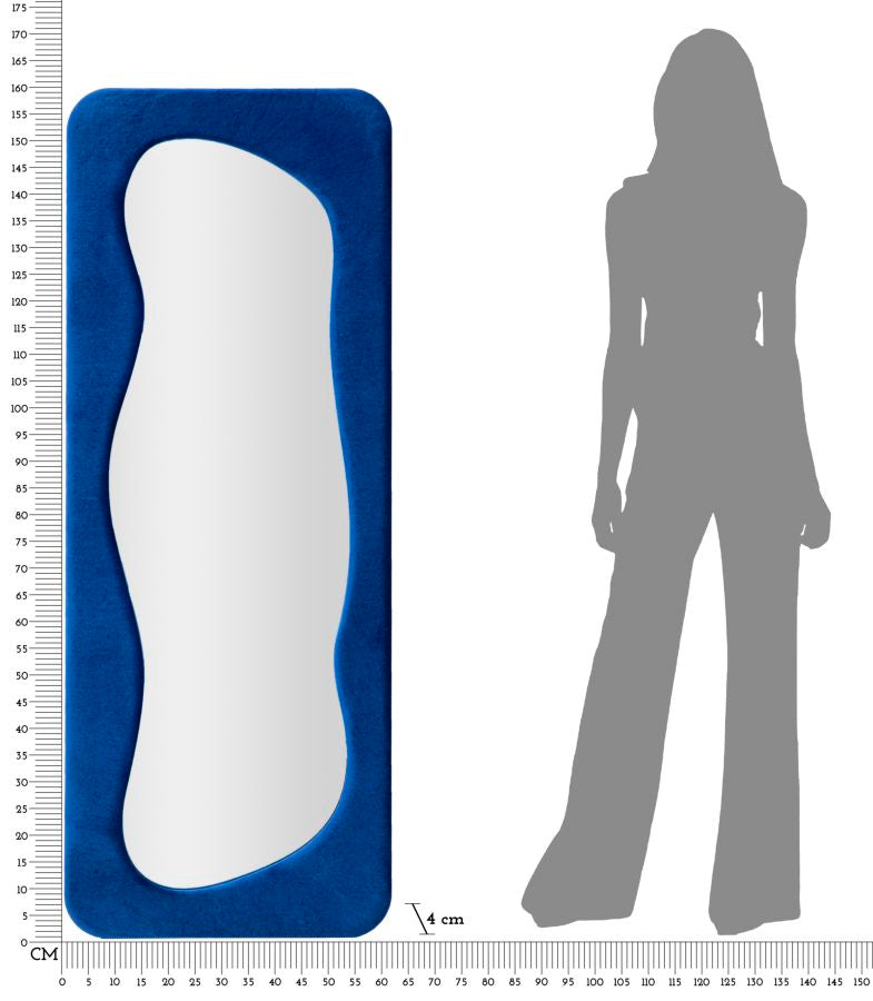 Spiegel Theodor Blue 60×4×160 cm