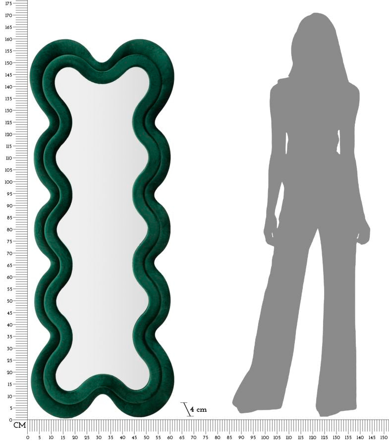 Spiegel Monica Green 58×4×160 cm