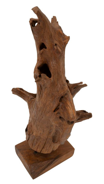 Decoratie Akar Sculpture Teak 23×27×64 cm