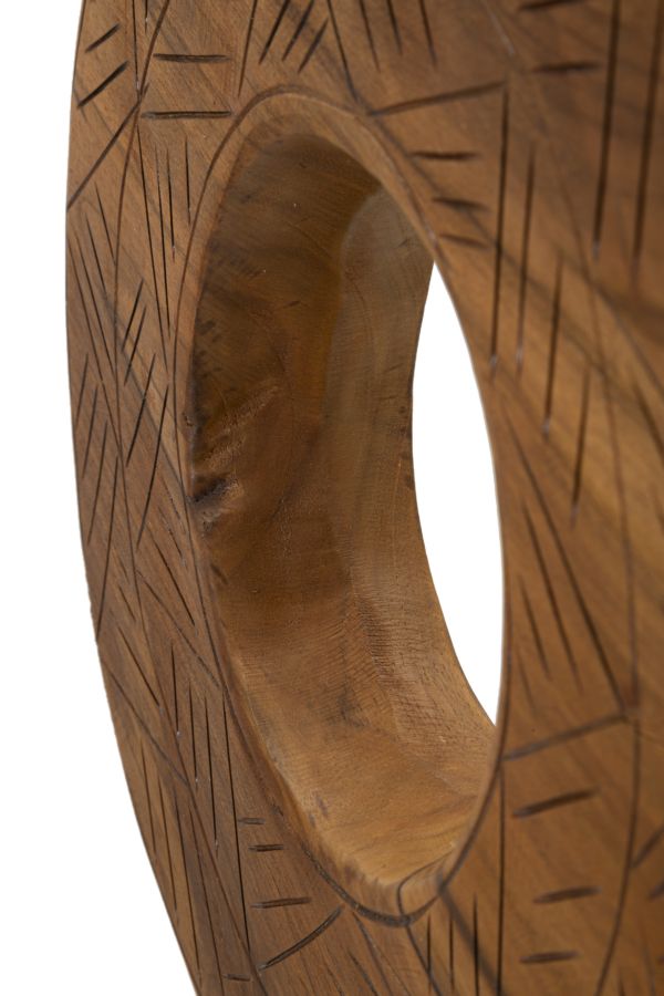 Decoratie Dorat Sculpture Teak 35×10×58 cm