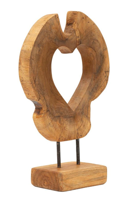 Decoratie Hasi Sculputre Teak 28×10×38 cm