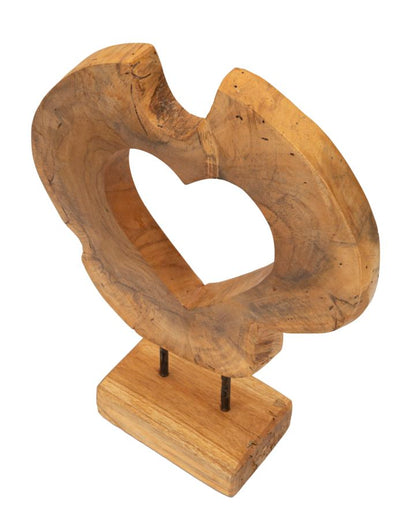 Decoratie Hasi Sculputre Teak 28×10×38 cm