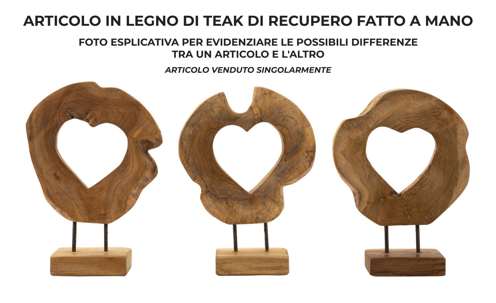 Decoratie Hasi Sculputre Teak 28×10×38 cm