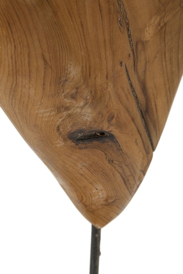 Decoratie Dobu Sculpture Teak 25×12×45 cm