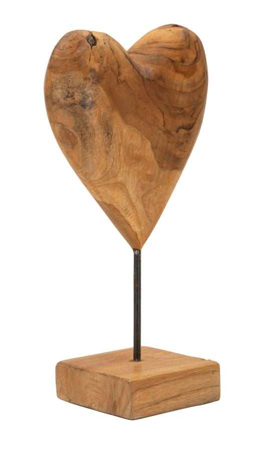 Decoratie Dobu Sculpture Teak 20×12×37 cm