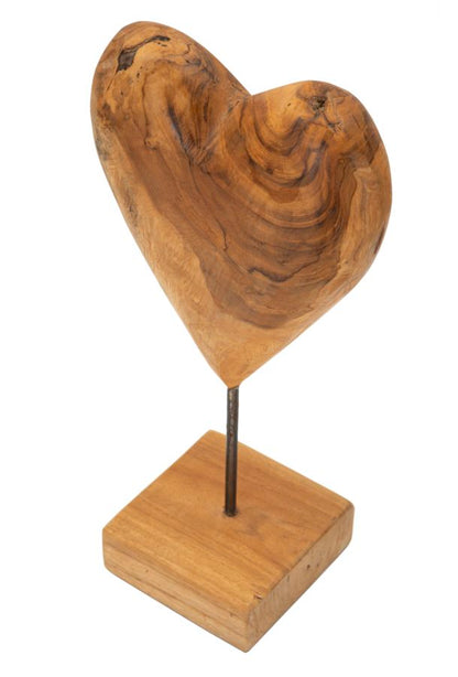 Decoratie Dobu Sculpture Teak 20×12×37 cm