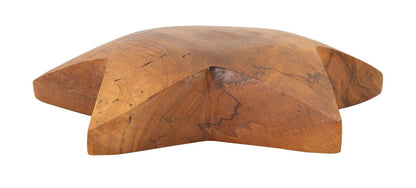 Decoratie Bintang Sculpture Teak Ø 19×5 cm
