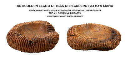 Dienblad Garit Teak 37×40×16 cm