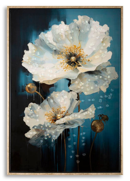 Schilderij Laquared Wall Panting With Frame Bluey 42×3,5×62 cm
