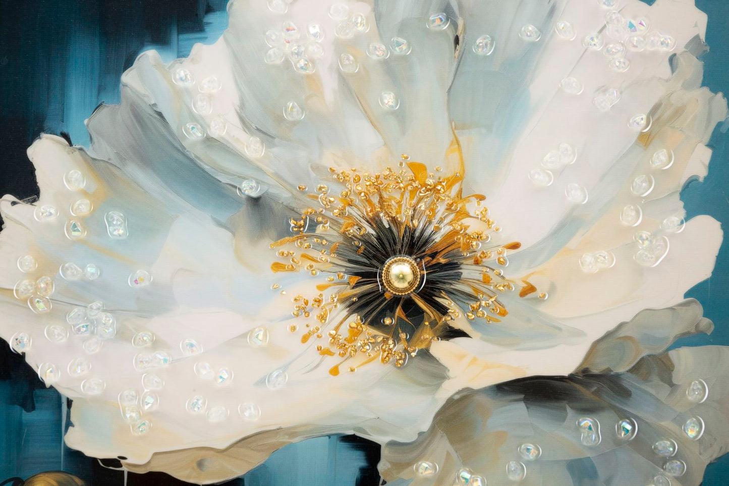 Schilderij Laquared Wall Panting With Frame Bluey 42×3,5×62 cm