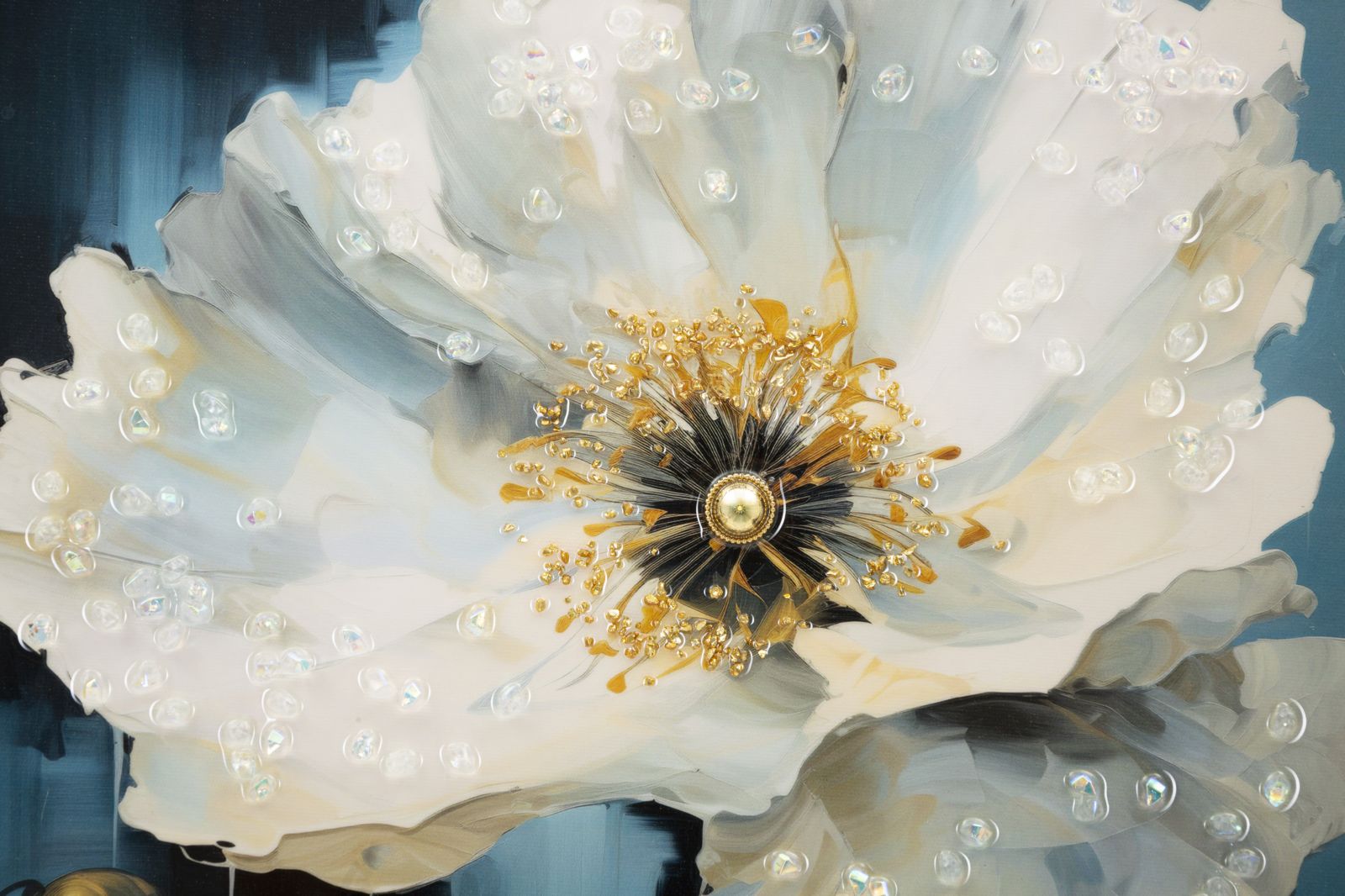 Schilderij Laquared Wall Panting With Frame Bluey 42×3,5×62 cm