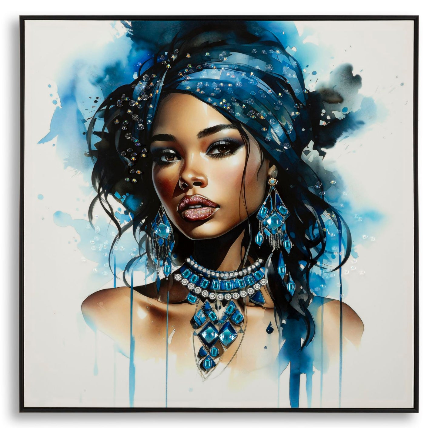 Schilderij Laquared Wall Panting With Frame Altea -b- 82×4×82 cm