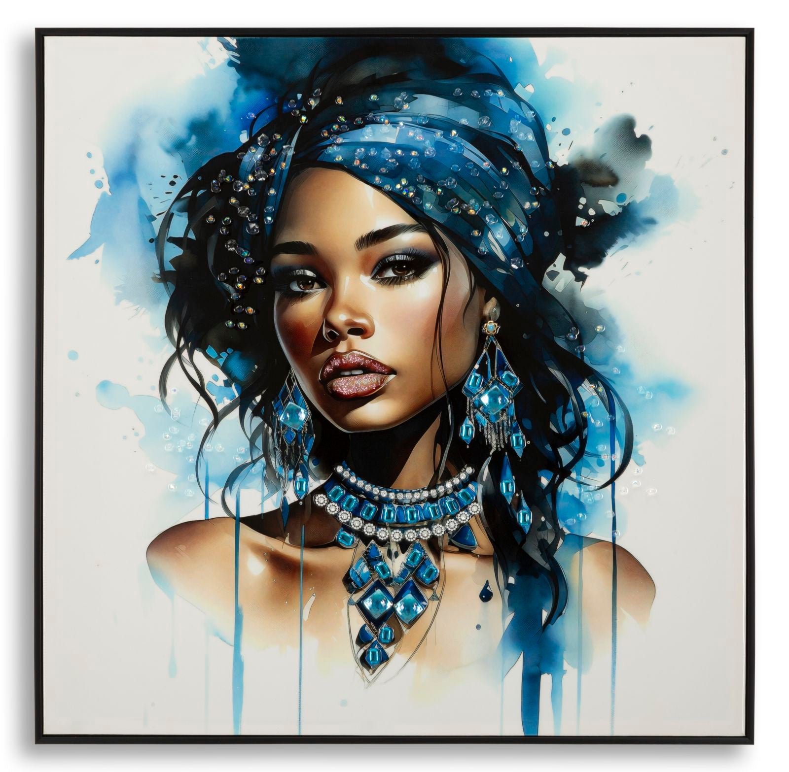 Schilderij Laquared Wall Panting With Frame Altea -b- 82×4×82 cm