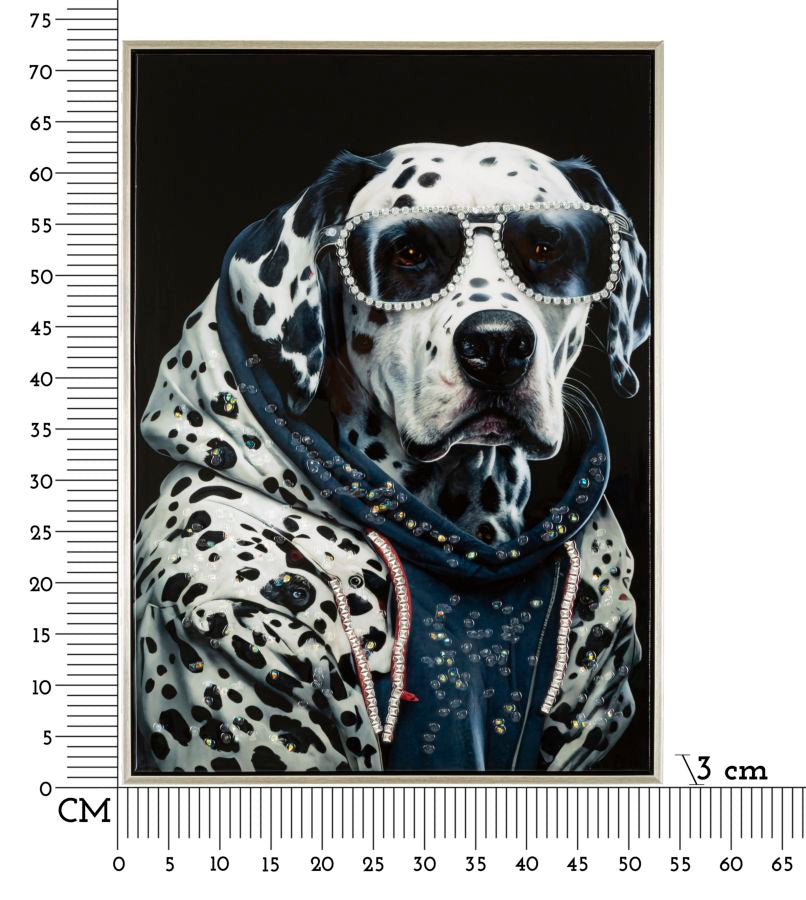Schilderij Laquared Wall Panting With Frame Trap 53×3×73 cm
