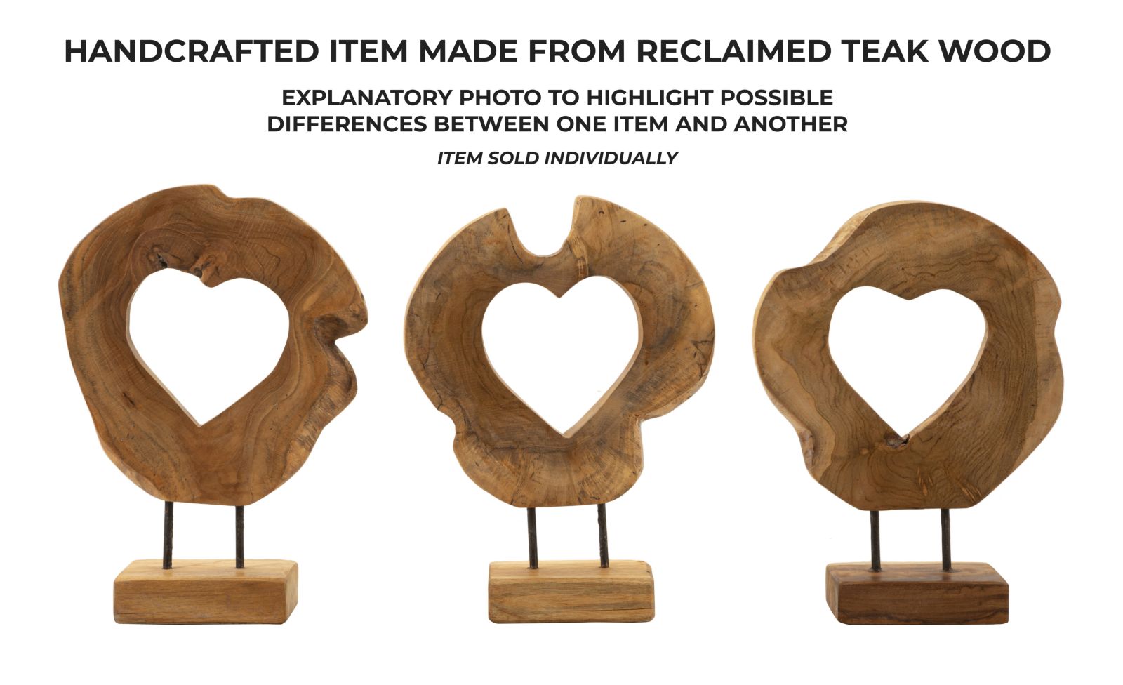 Decoratie Hasi Sculputre Teak 28×10×38 cm
