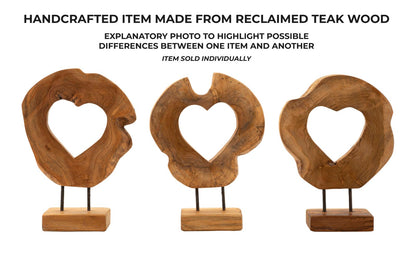 Decoratie Hasi Sculputre Teak 28×10×38 cm