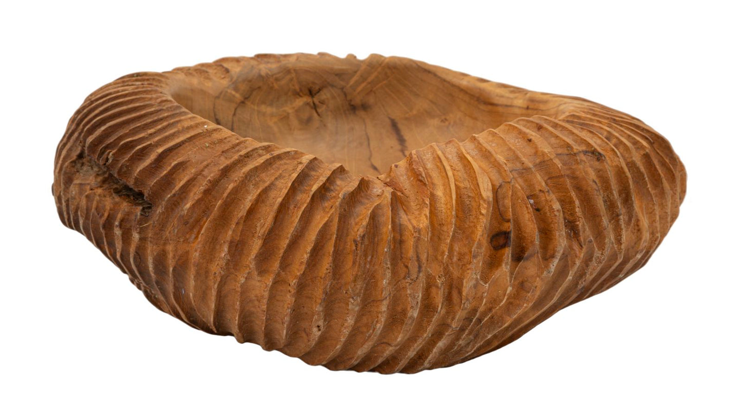 Dienblad Garit Teak Ø 32×11 cm