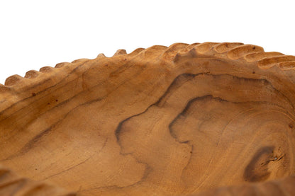 Dienblad Garit Teak Ø 32×11 cm