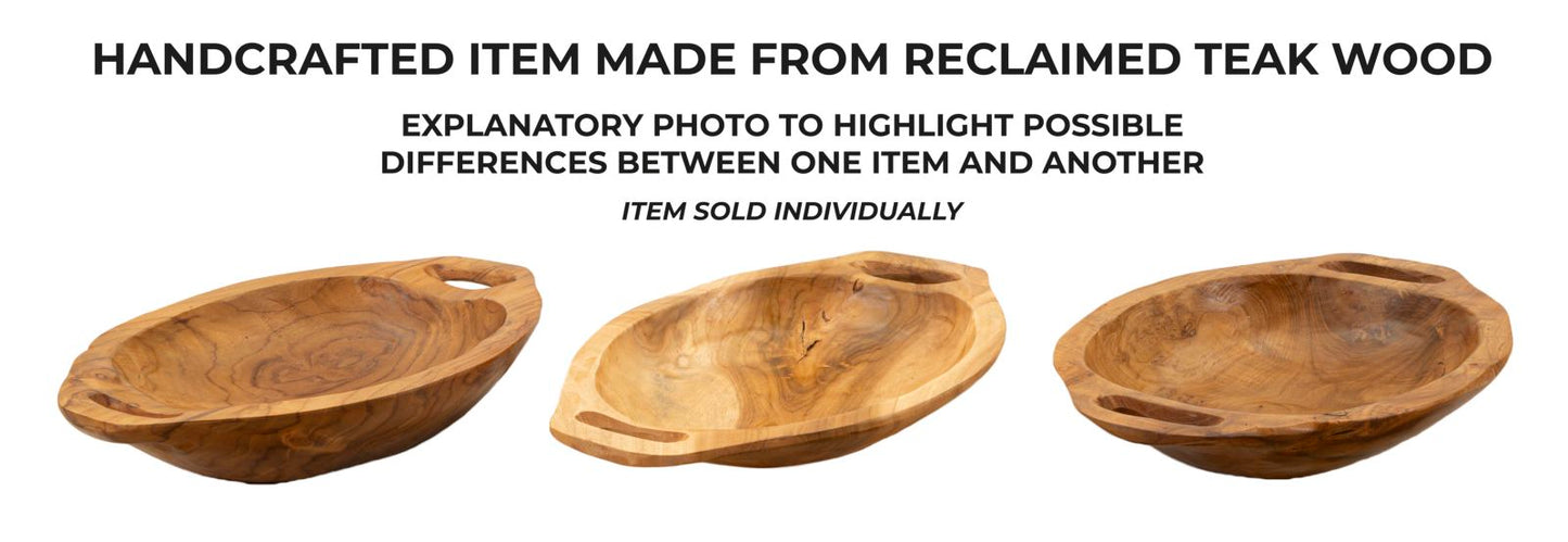 Dienblad Wan Teak 37×26,5×7 cm