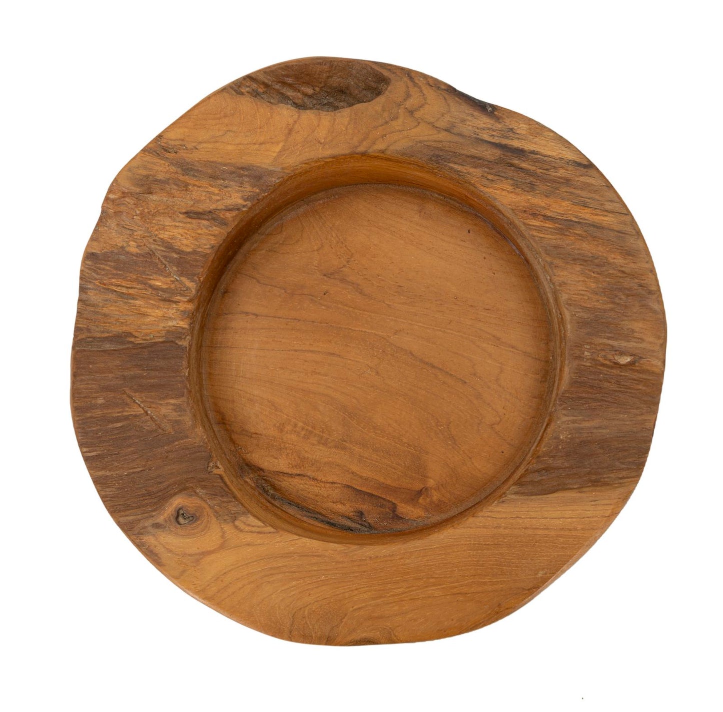 Dienblad Erusi Teak Ø 20×6 cm