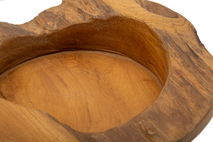 Dienblad Erusi Teak Ø 20×6 cm
