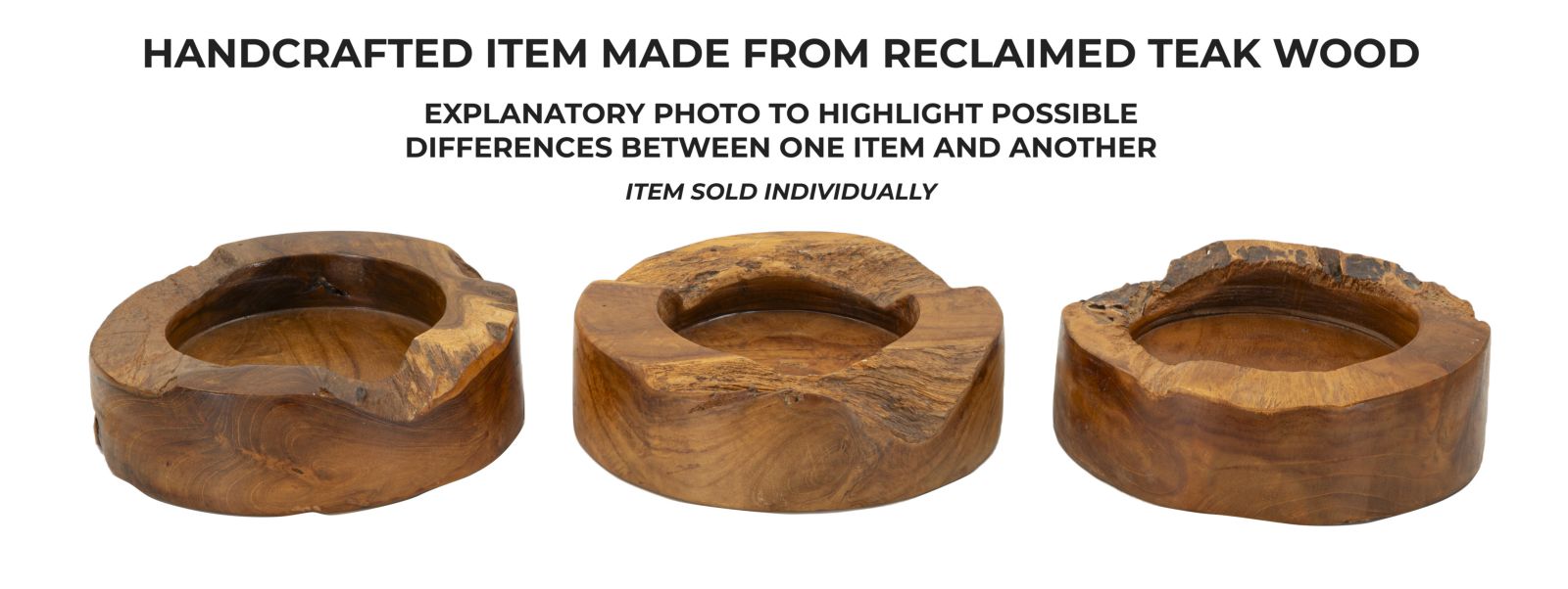Dienblad Erusi Plus Teak Ø 21×6 cm