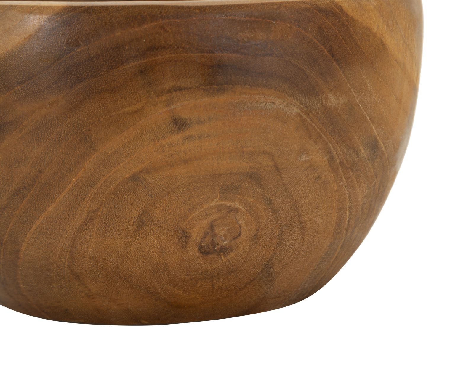 Dienblad Erusi Simple Teak Ø 15×9,5 cm