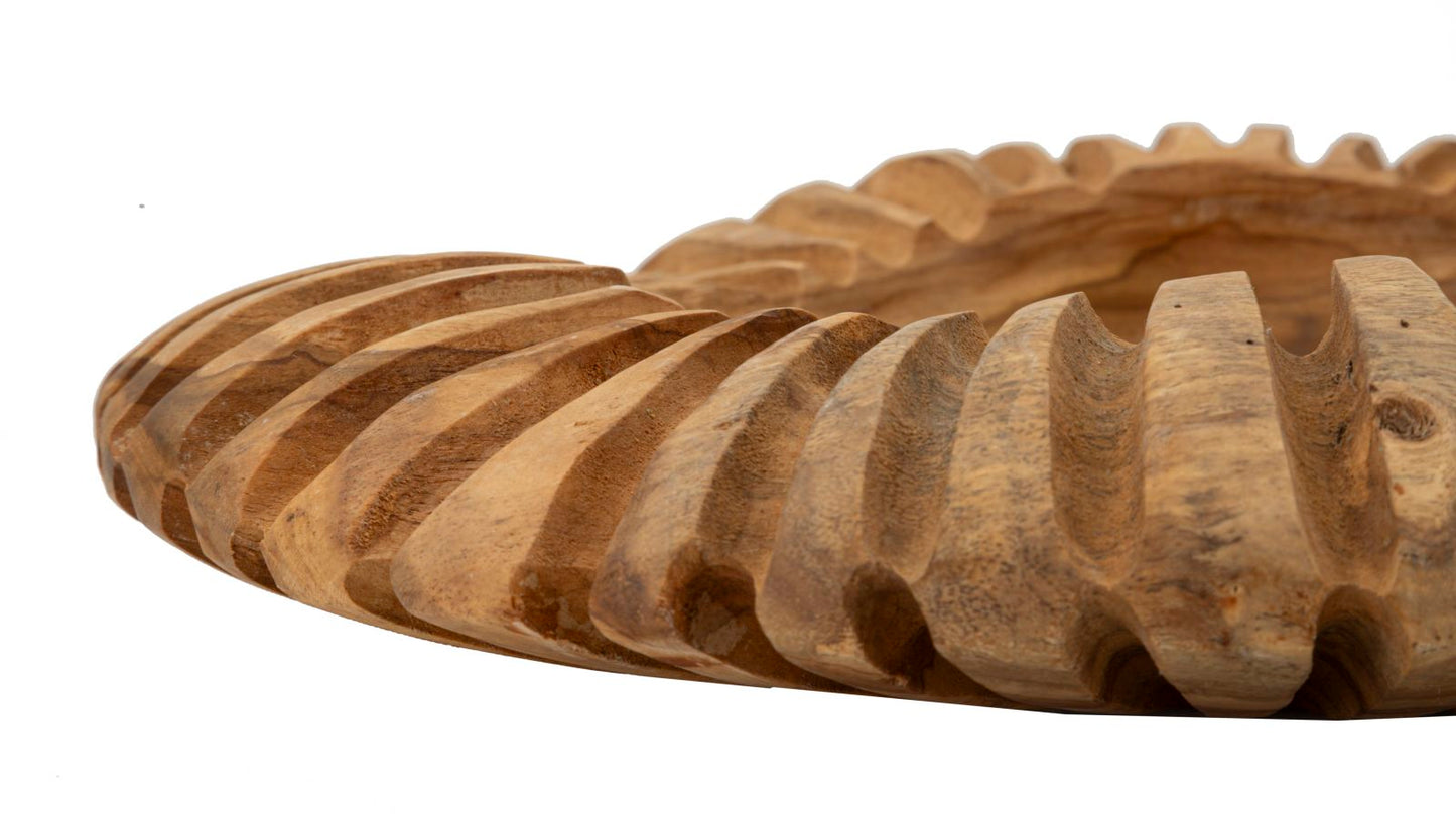 Dienblad Geris Teak Ø 35×7 cm