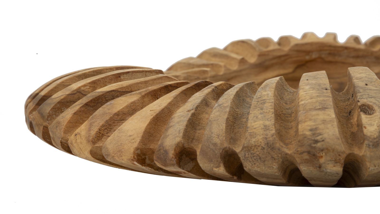 Dienblad Geris Teak Ø 35×7 cm