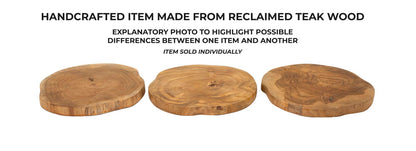 Dienblad Pokon Teak Ø 25×2 cm