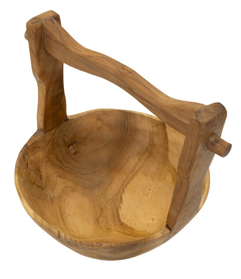 Dienblad Timbo Teak 32×25×27 cm
