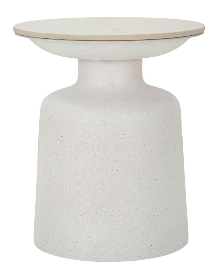 Tafel White Fush Ø 40×47 cm