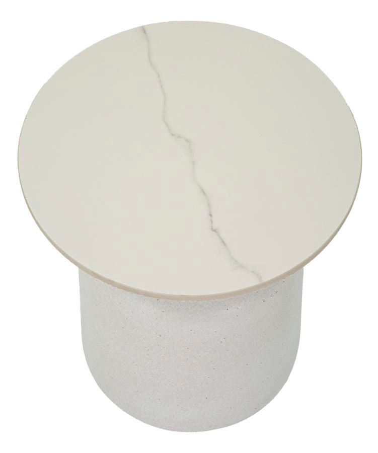 Tafel White Fush Ø 40×47 cm