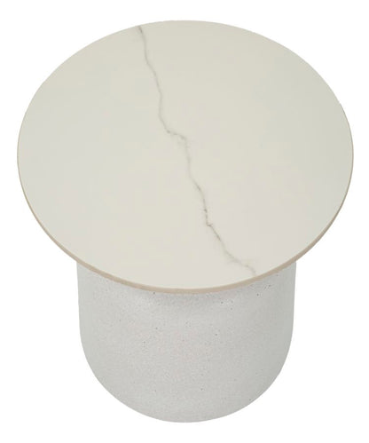 Tafel White Fush Ø 40×47 cm