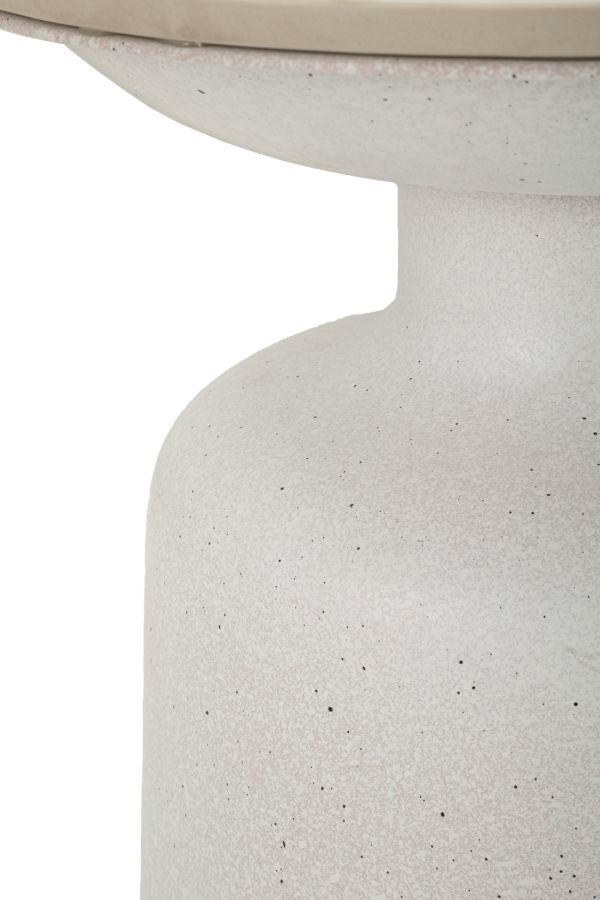 Tafel White Fush Ø 40×47 cm