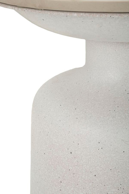 Tafel White Fush Ø 40×47 cm