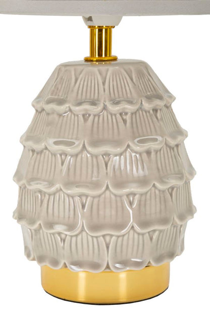 Tafellamp Badside Lamp Pigny Grey Ø 15×30,5 cm
