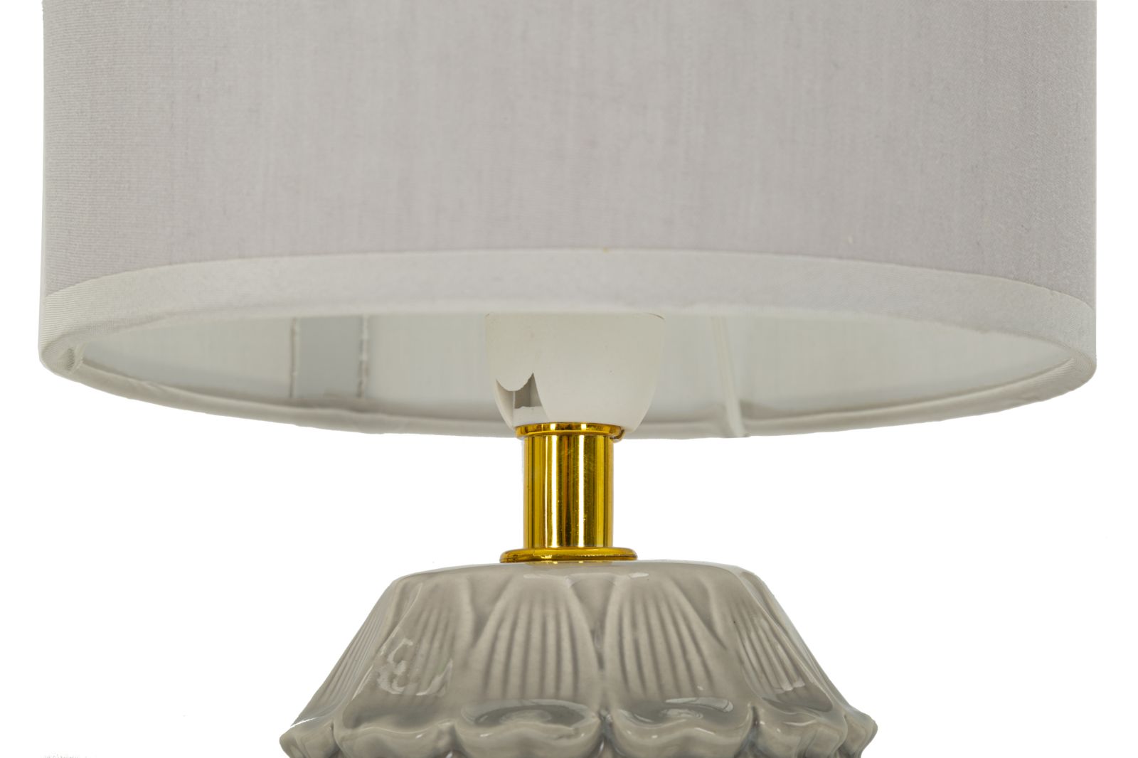 Tafellamp Badside Lamp Pigny Grey Ø 15×30,5 cm
